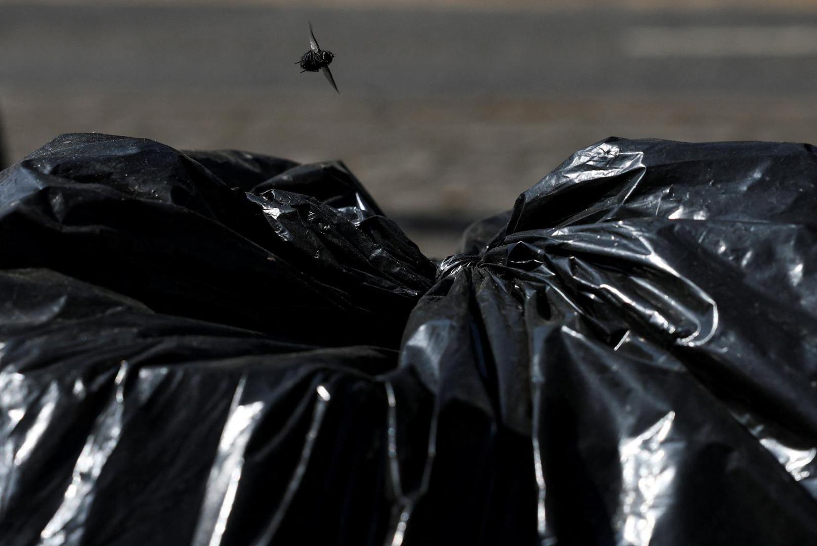 Rubbish bags lie on the street, as the strike action by Birmingham bin workers represented by the Unite union enters its fifth week in Birmingham, Britain, April 11, 2025. REUTERS/Hannah McKay Photo: HANNAH MCKAY/REUTERS