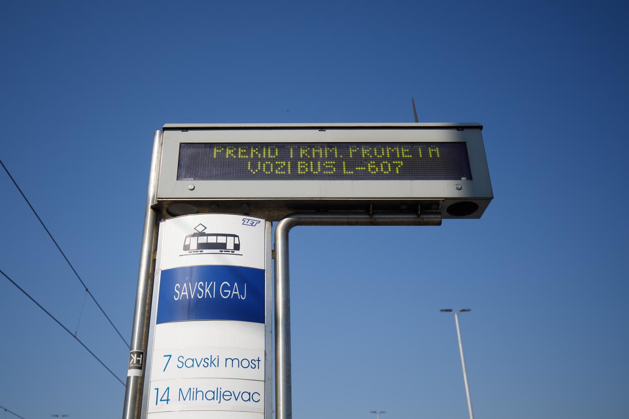 Tramvaji ne prometuju kroz Novi Zagreb zbog kvara na elektroenergetskom kablu HEP-a