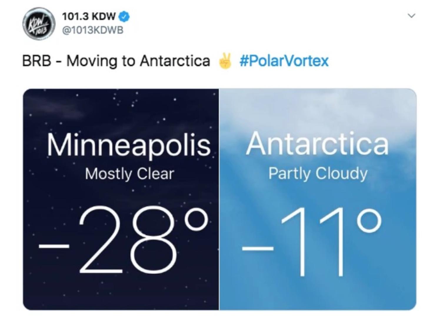 Čak se i temperature na Antarktici čine sasvim ugodnima, zar ne?