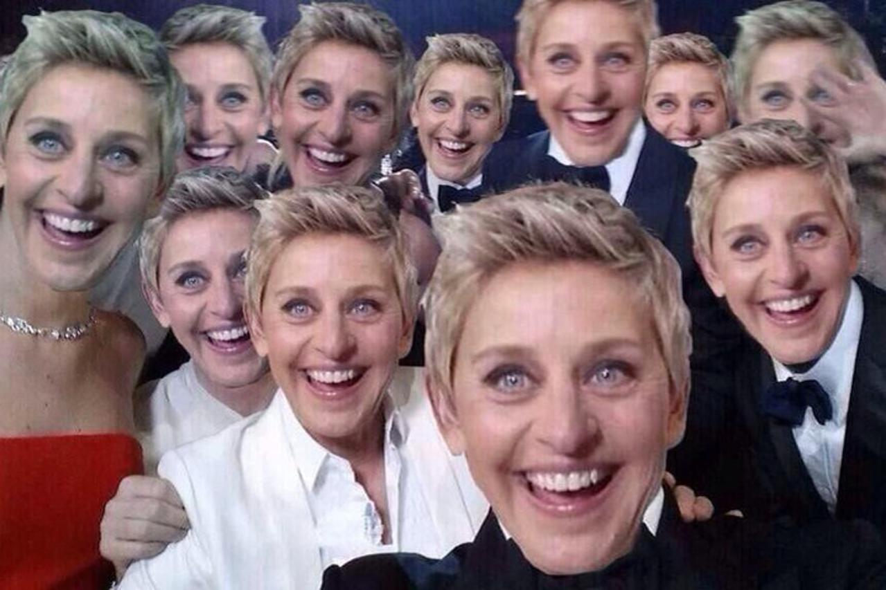 Parodija na "selfie" Ellen DeGeneres