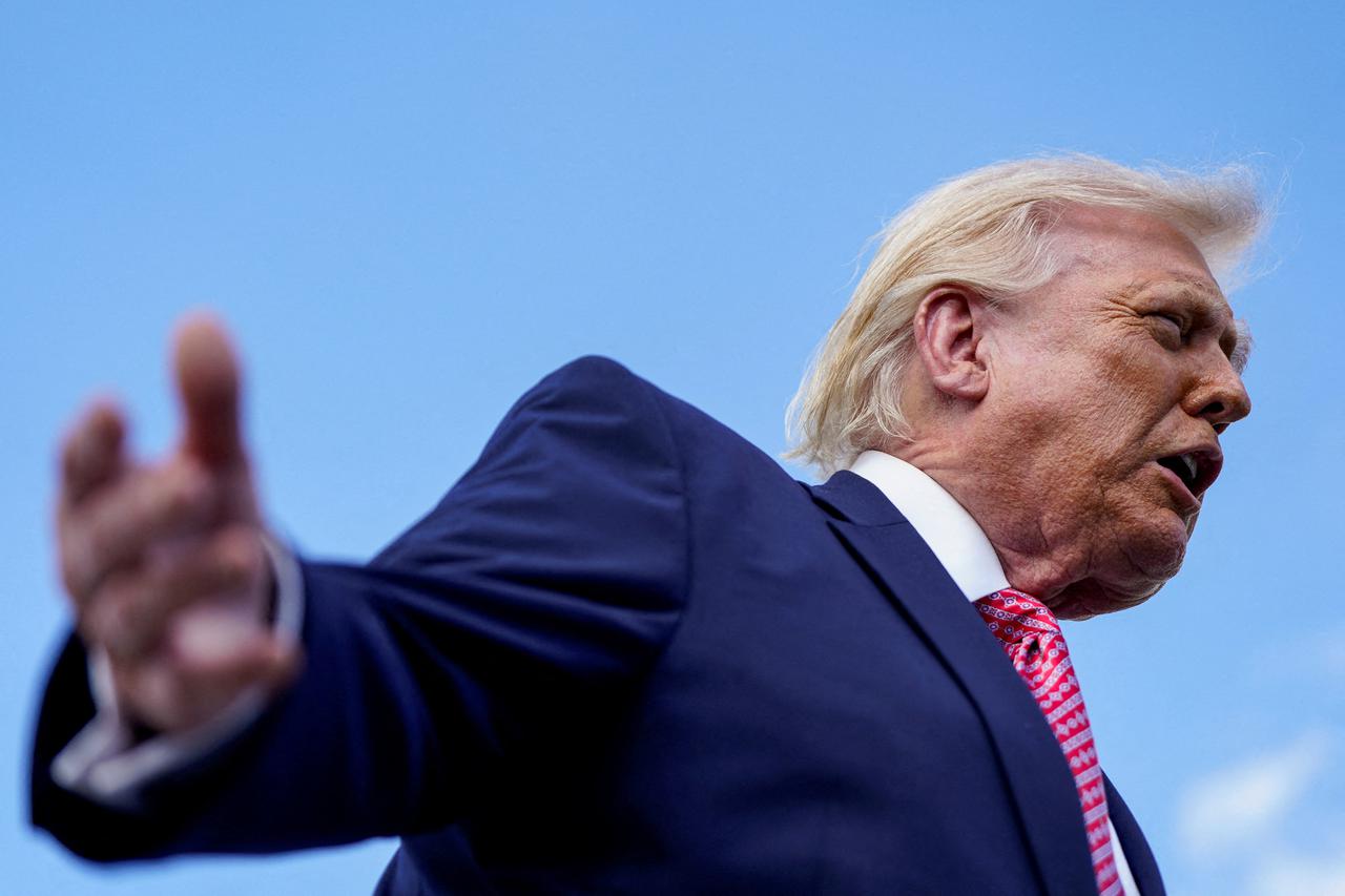 U.S. President Trump visits Miami