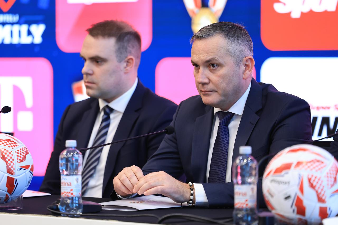 Zagreb: Potpisivanje ugovora o medijskim i marketinškim pravima HNS-a, SuperSporta i HT-a