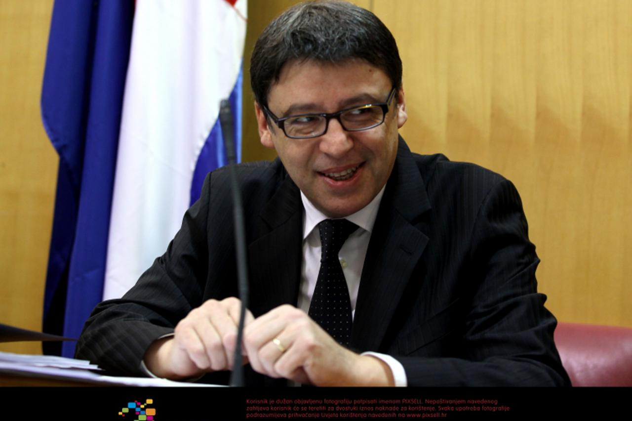 '21.11.2012., Zagreb - Sjednica Sabora RH nastavljena je raspravom o Prijedlogu zakona o izmjenama i dopunama Zakona o predskolskom odgoju i naobrazbi, prvo citanje. Zeljko Jovanovic. Photo: Patrik Ma