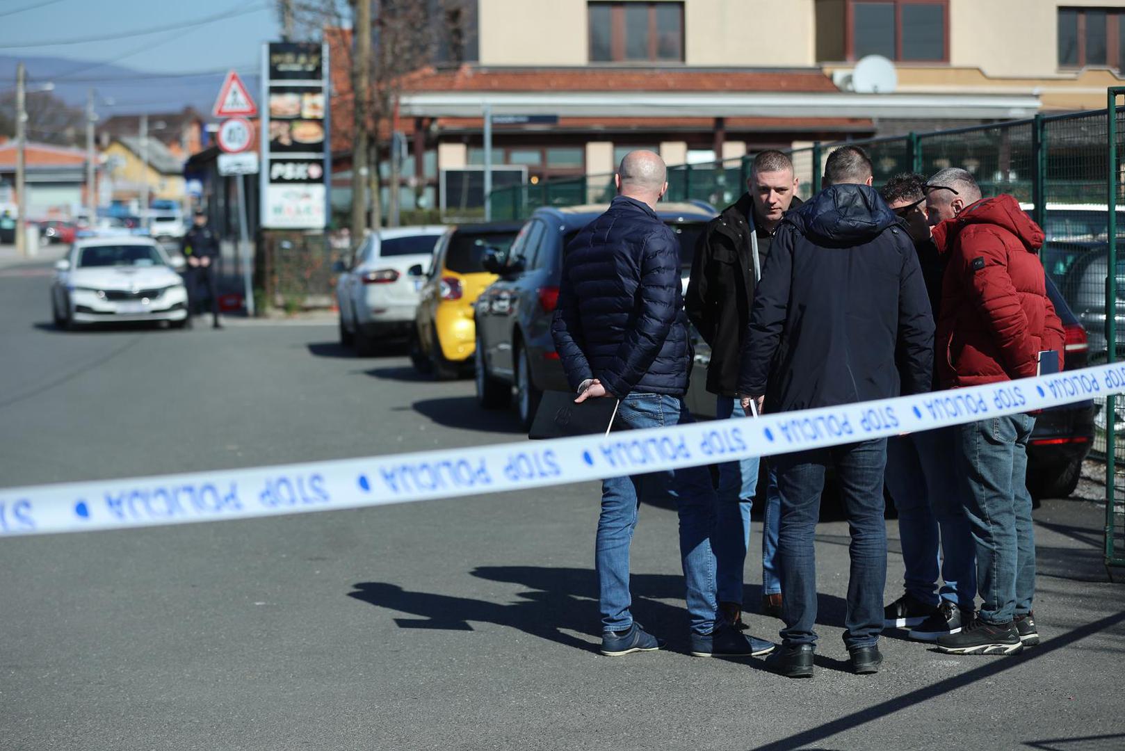 19.03.2025., Zagreb - Policijski ocevid na adresi Stefanovecki zavoj I 21 u Dubravi gdje je navodno doslo do pucnjave. Photo: Sanjin Strukic/PIXSELL