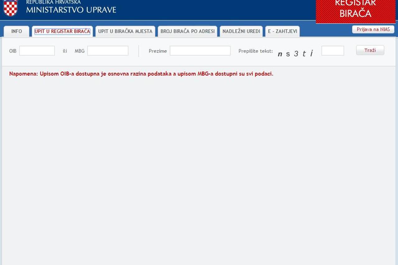 Registar birača