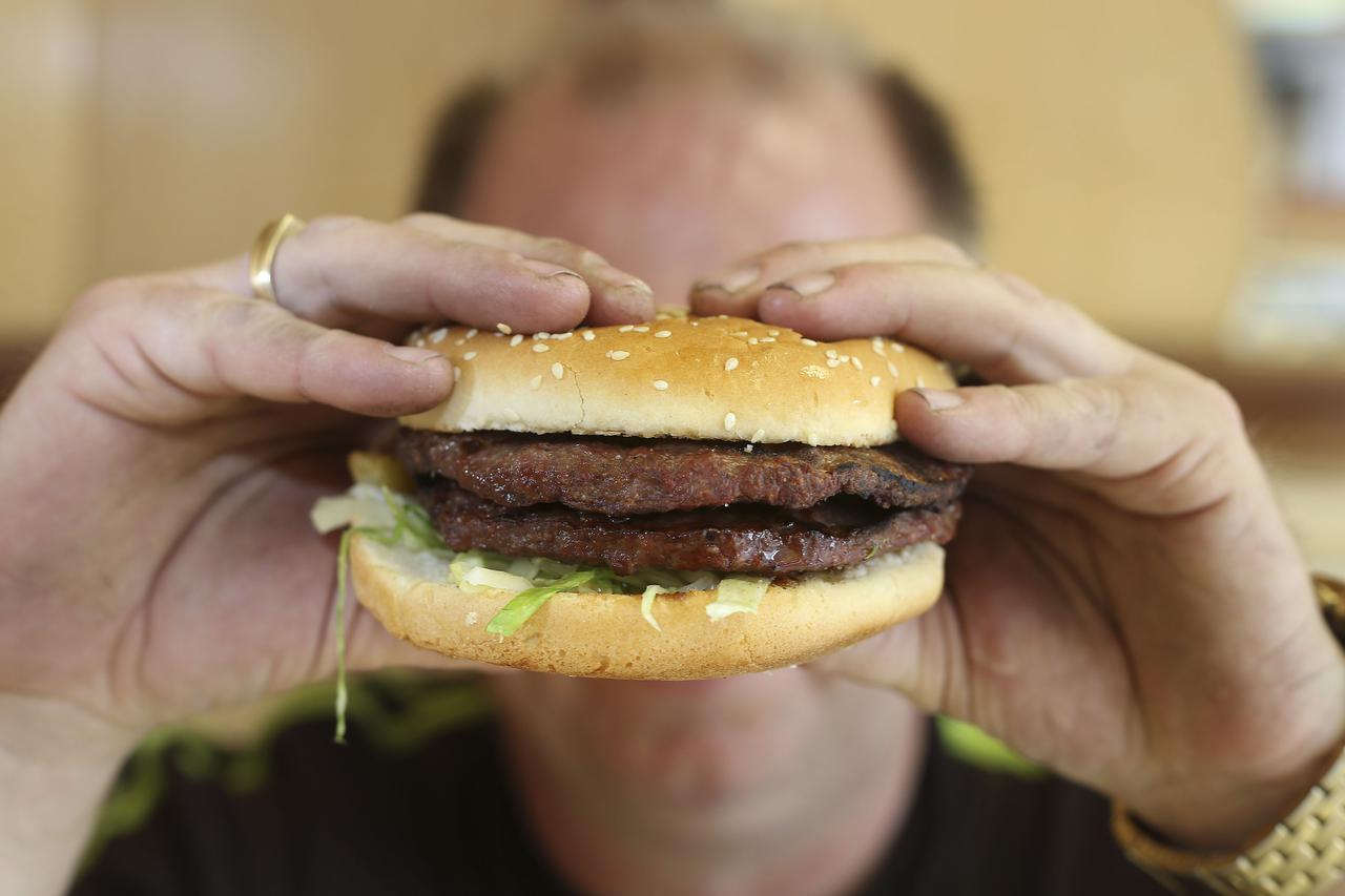 Health stockA generic stock photo of a half-pounder burger and chips in a takeaway carton.Philip Toscano Photo: Press Association/PIXSELL