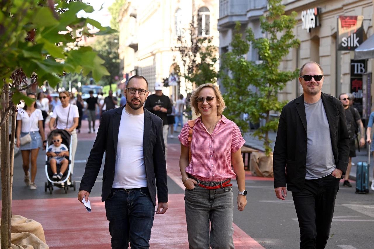 Zagreb: Gradonačelnik Tomašević otvorio  novu pješačku zonu u Masarykovoj