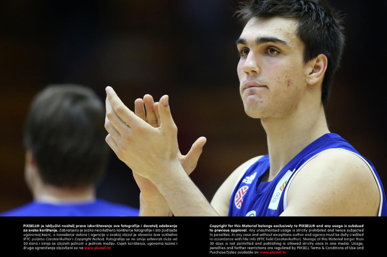 '17.03.2013., Dom sportova, Zagreb - ABA liga, 25. kolo, KK Cedevita - KK Cibona. Dario Saric.  Photo: Igor Kralj/PIXSELL'