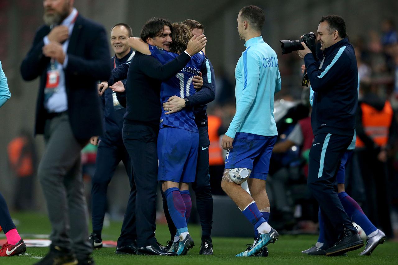 Slavlje hrvatskih reprezentativaca u Pireju