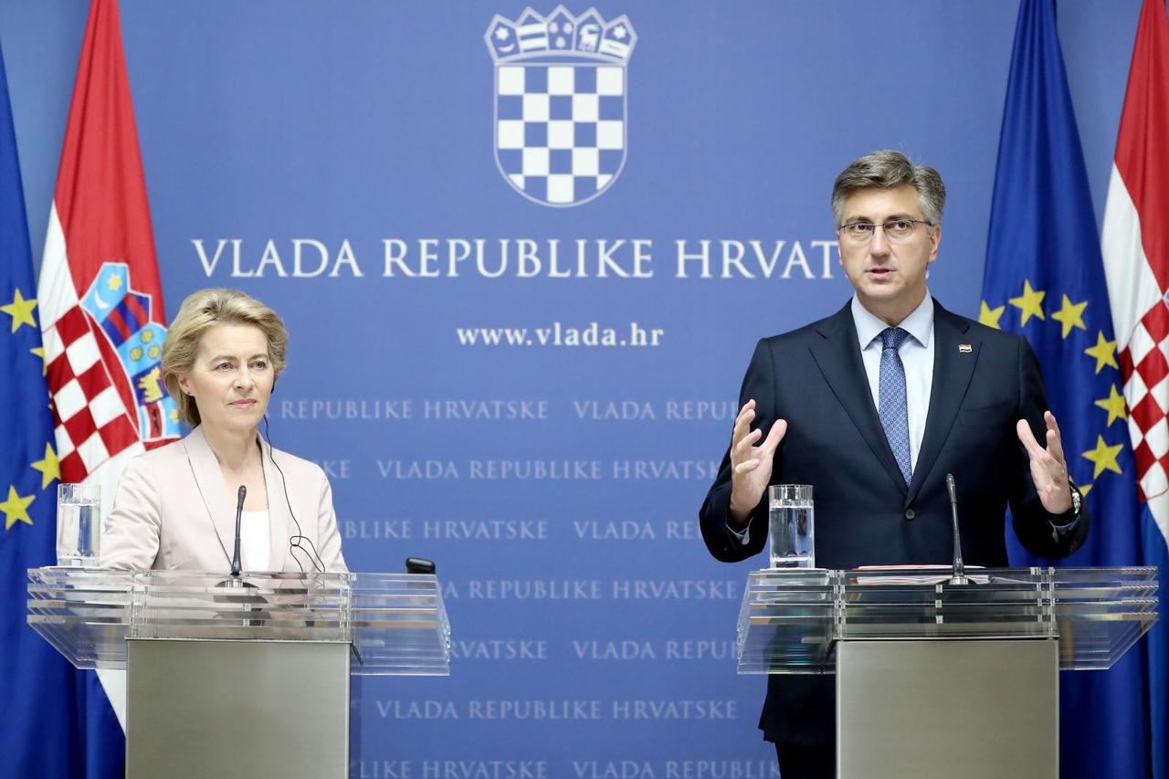 Andrej Plenković i Ursula von der Leyen