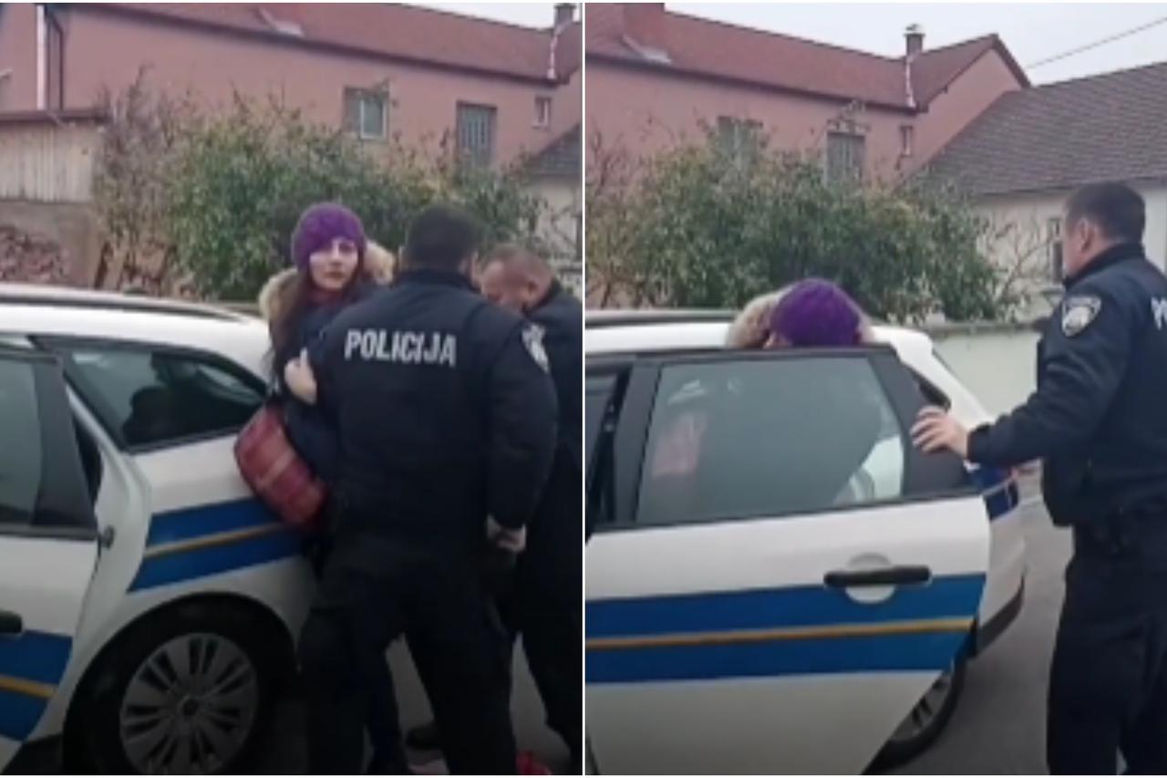 Garčin: Policija uhitila učiteljicu koja se bunila zbog COVID potvrde