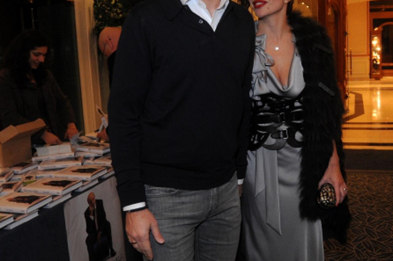 '14.04.2011.,Sheraton, Zagreb - Promocija knjige Miroslava Lilica Bez Reprize. Severina i Milan Popovic cijelu vecer razmjenjivali su njeznosti  Photo: Daniel Kasap/PIXSELL'