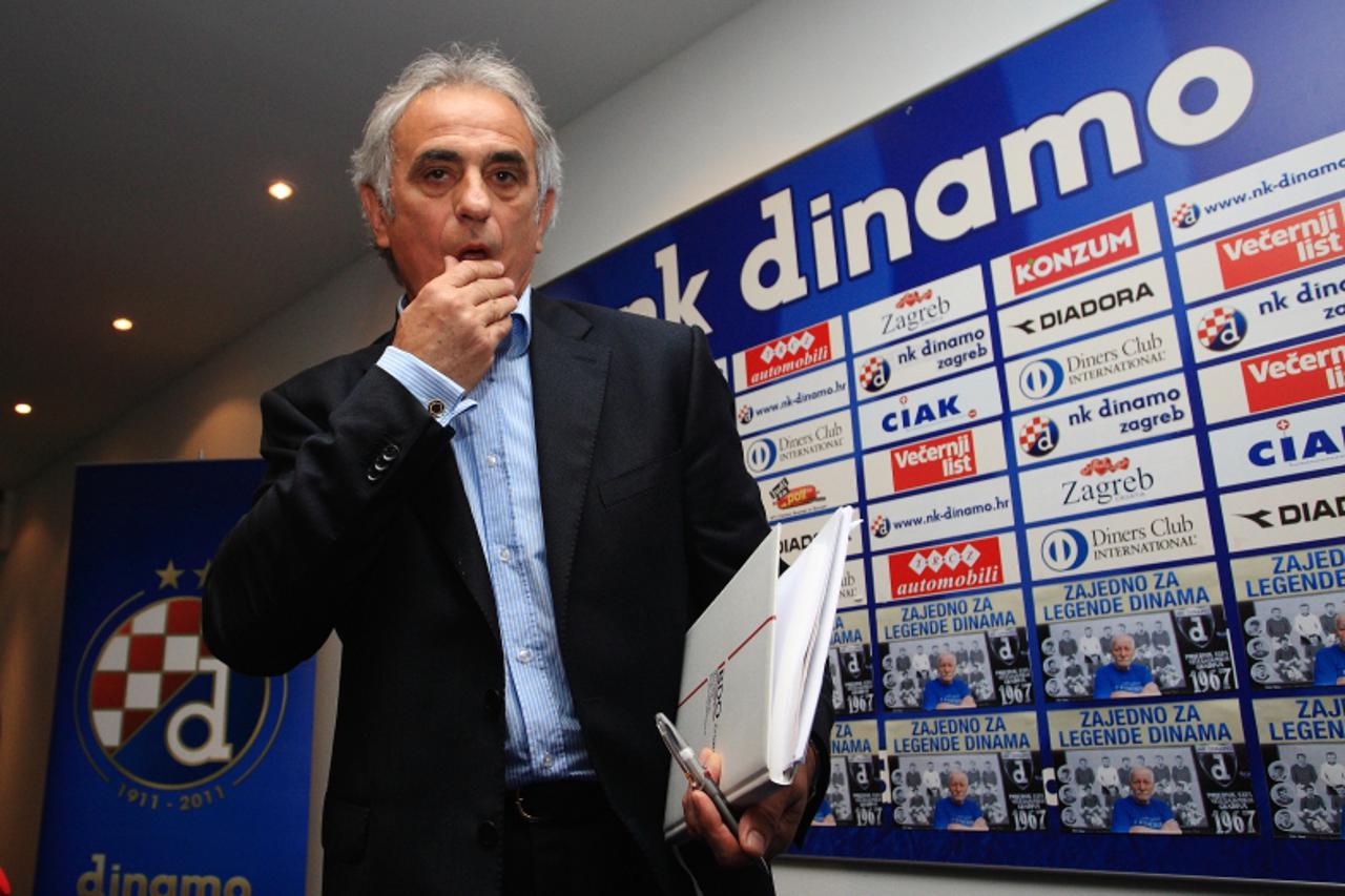 \'09.05.2011., Zagreb,  Vahid Halilhodjic odrzao je u prostorijama NK Dinamo konferenciju za novinare Photo: Zeljko Hladika/PIXSELL\'