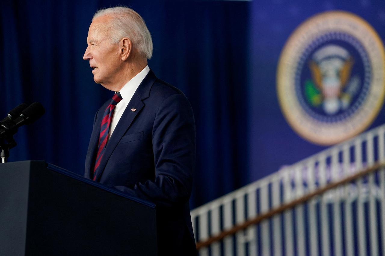 FILE PHOTO: U.S. President Joe Biden visits the International African American Museum in Charleston