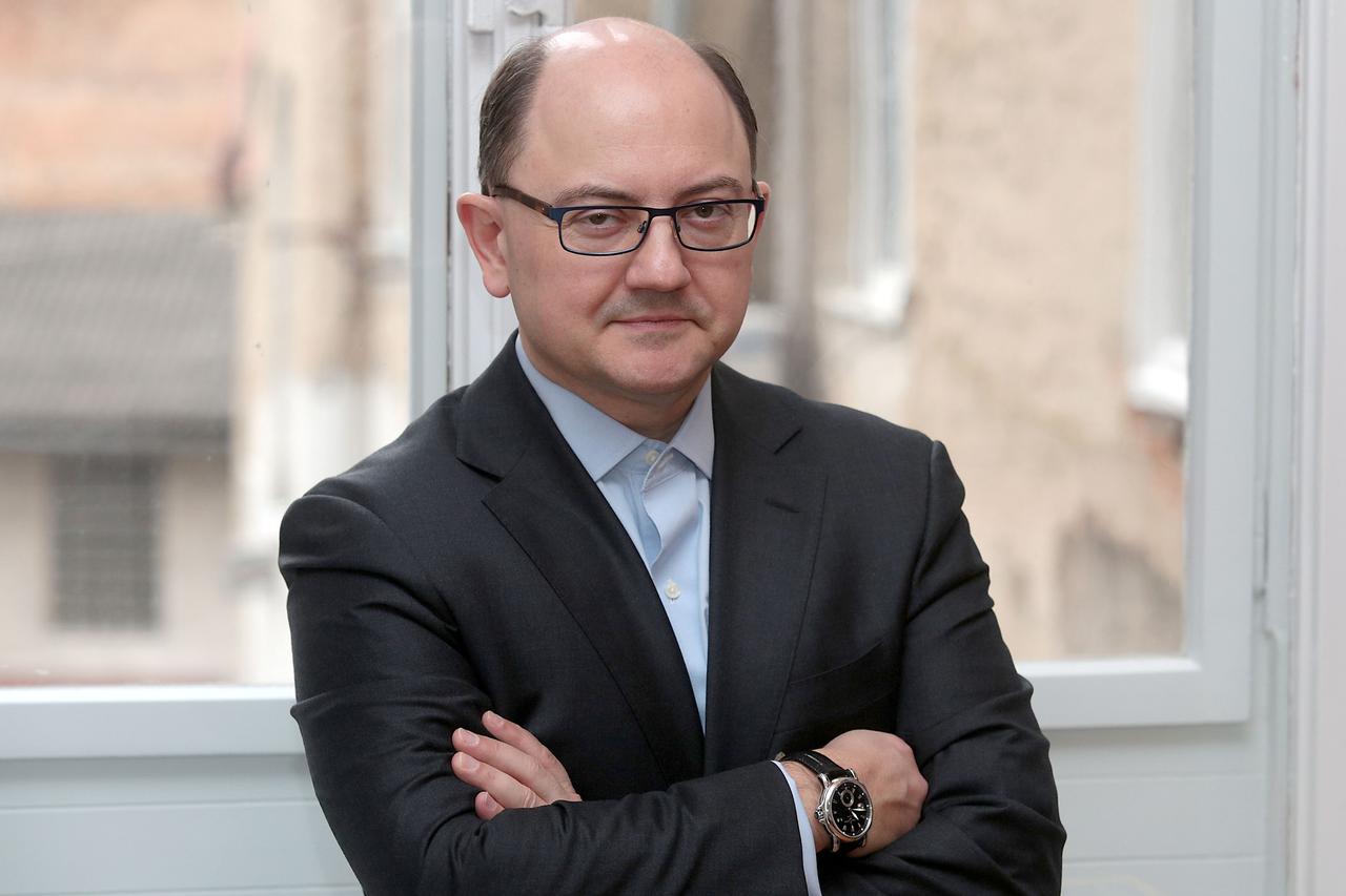 16.02.2016., Zagreb - Na konferenciji za medije predstavljeni su godisnji rezultati karticne kuce Visa Croatia. Catalin Cretu, generalni menadzer Visa Europa. Photo: Patrik Macek/PIXSELL