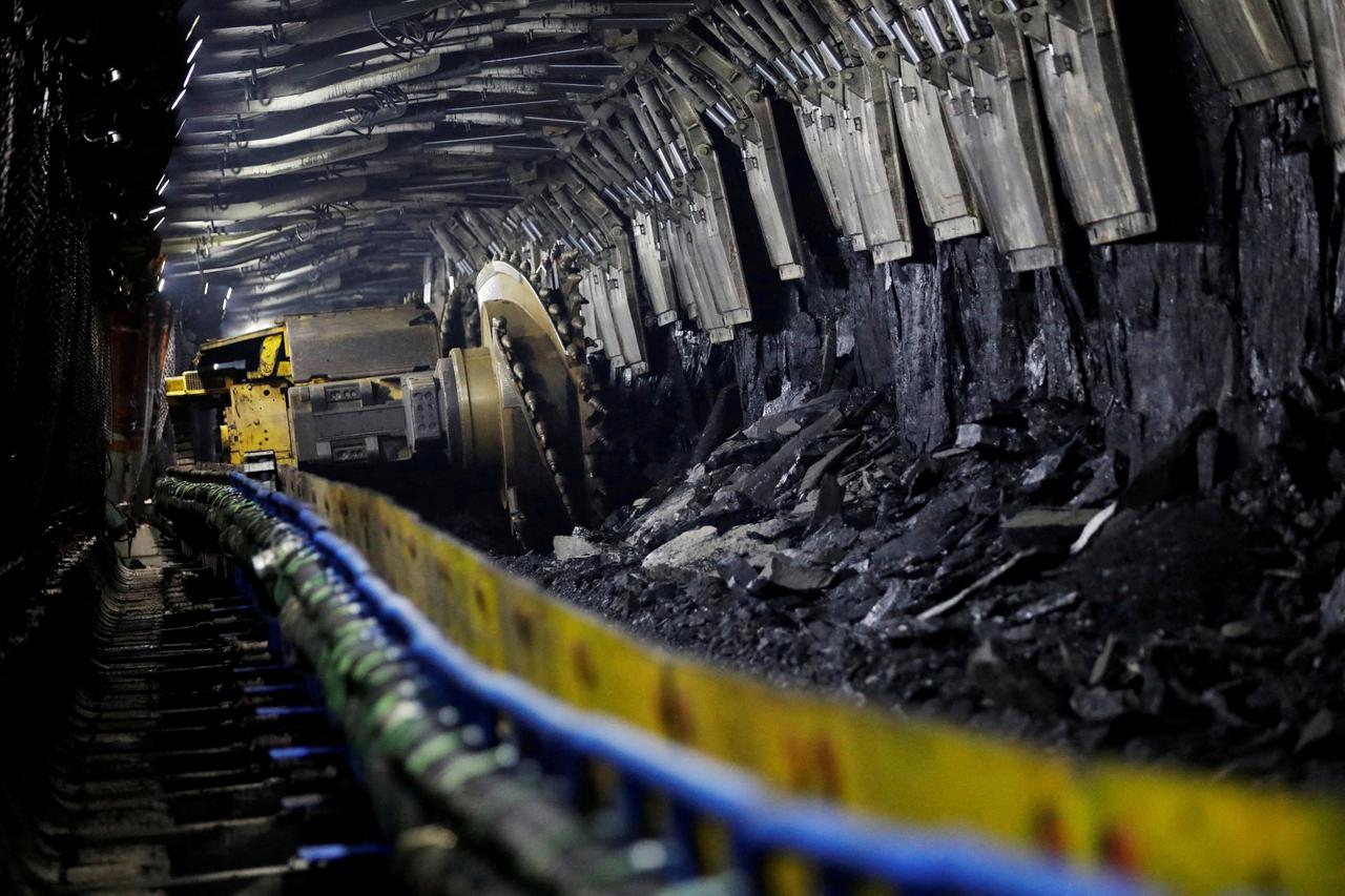 FILE PHOTO: Huawei-organised media tour to coal mines in Shenmu, Yulin city of Shaanxi province, China