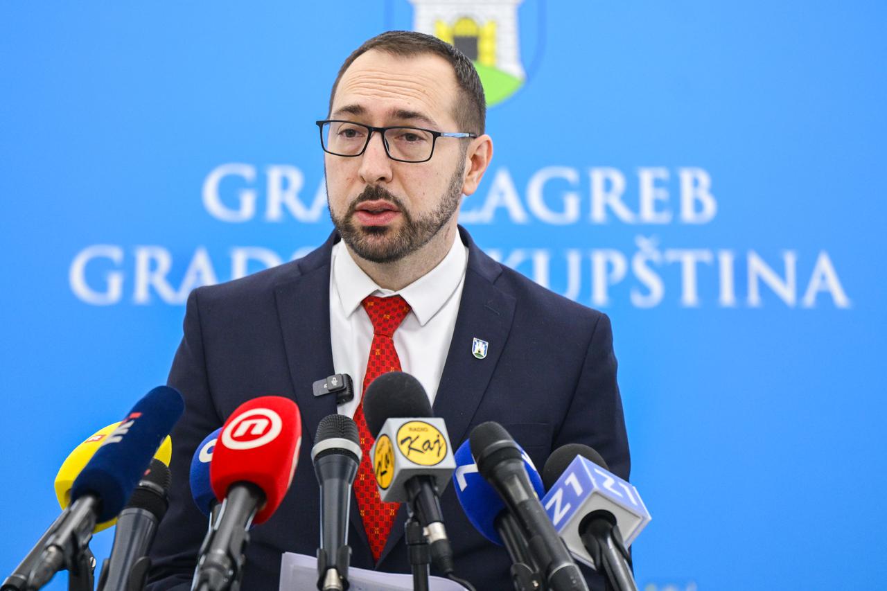 Zagreb: Gradonačelnik Tomašević i predsjednik Gradske skupštine Matej Mišić održali su zajedničku konferenciju za medije