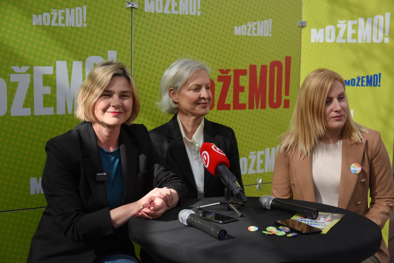 Šibenik: Sandra Benčić održala konferenciju za medije