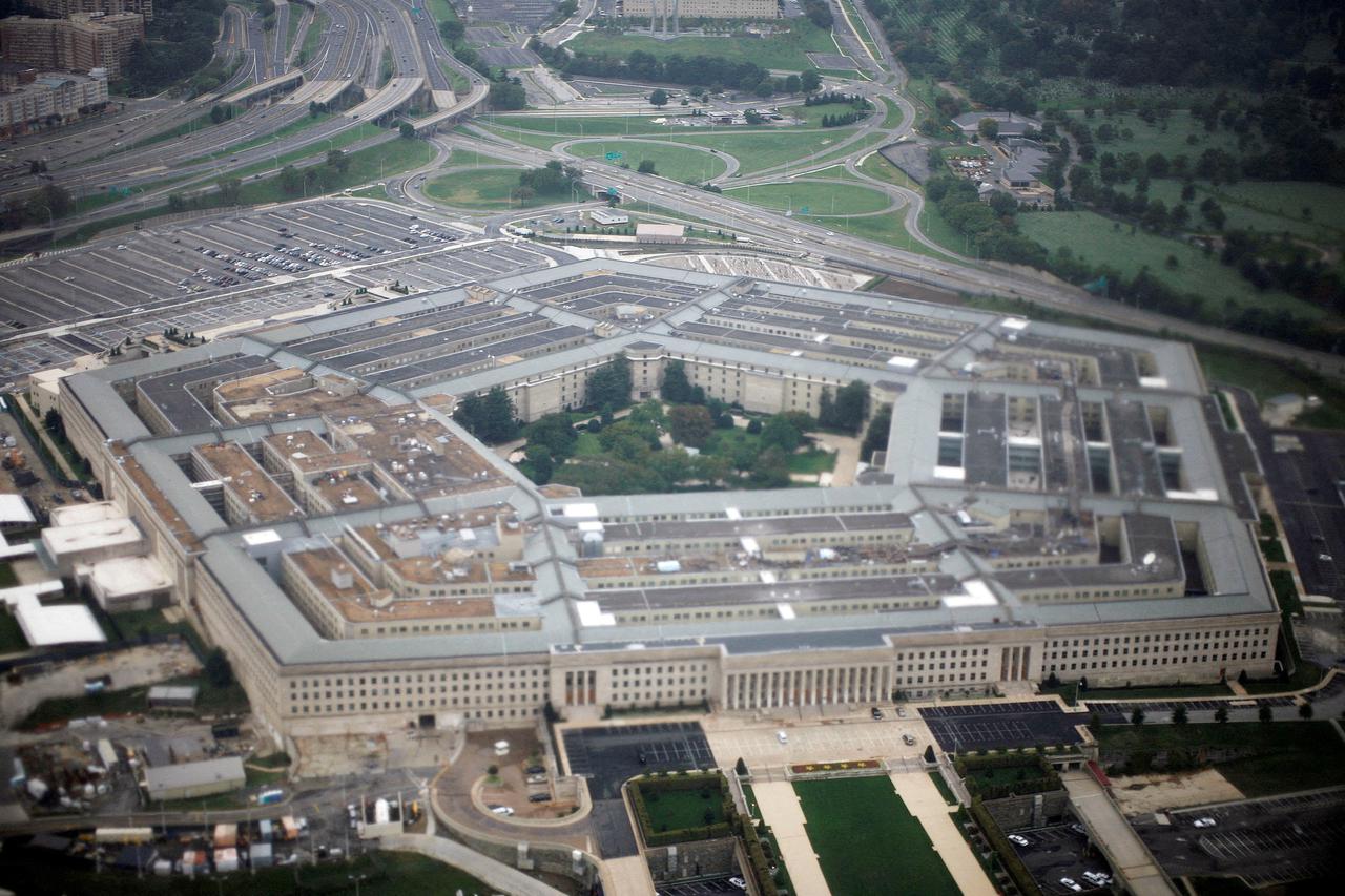 FILE PHOTO: Aerial view of the United States military headquarters, the Pentagon