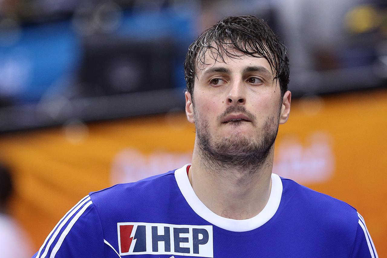 28.01.2015., Ali Bin Hamad Al Attiya Arena, Al Sadd, Doha, Katar - 24. svjetsko rukometno prvenstvo, cetvrtfinale, Hrvatska - Poljska. Domagoj Duvnjak.  Photo: Goran Stanzl/PIXSELL