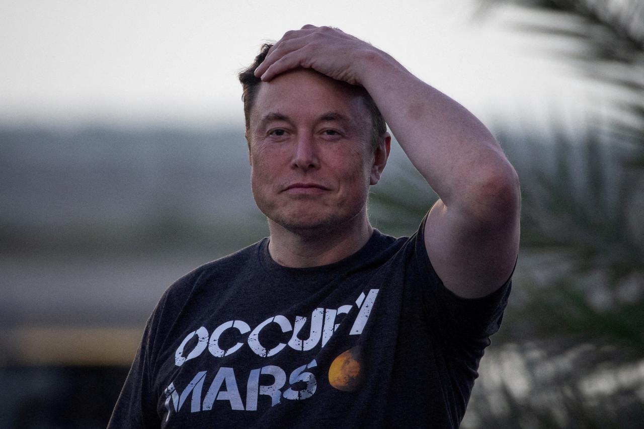 FILE PHOTO: Musk at SpaceX Starbase in Brownsville, Texas