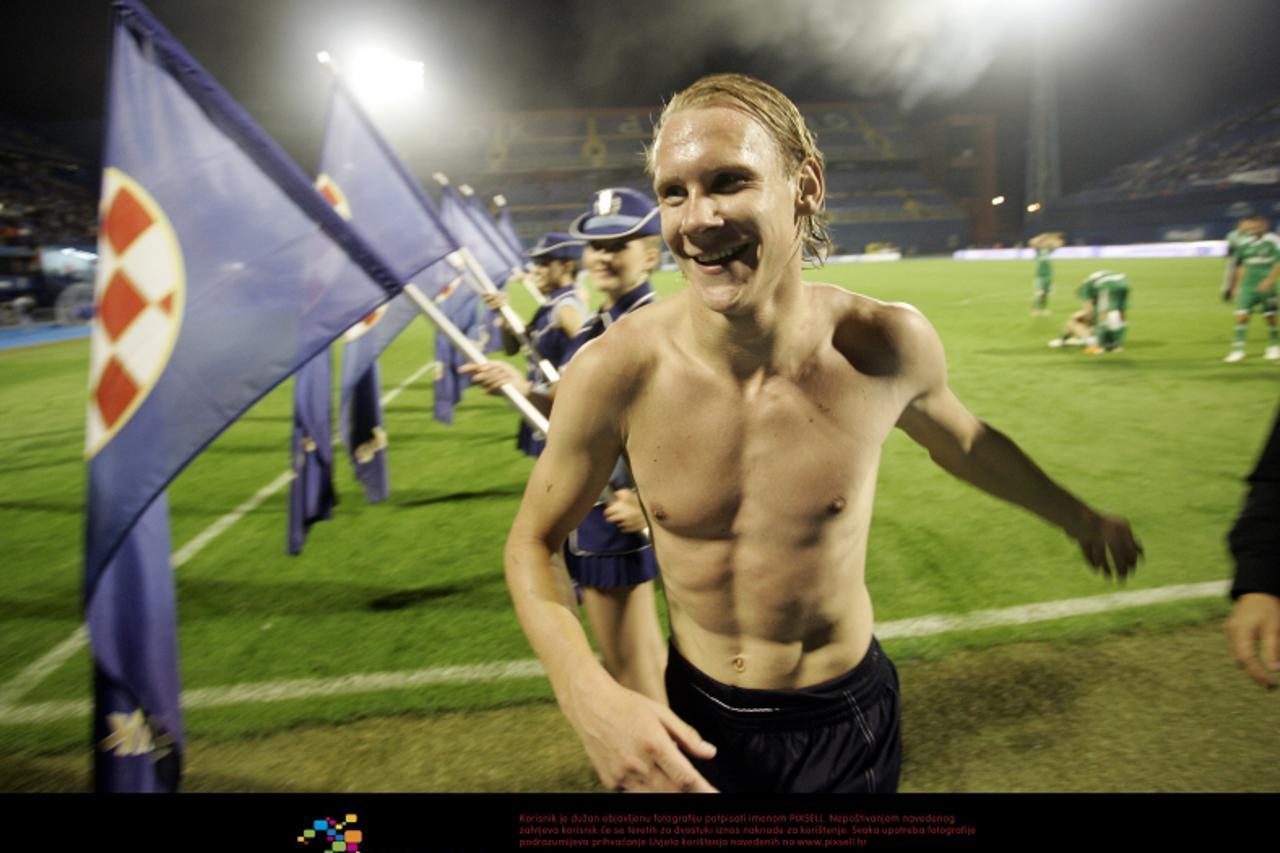 '25.07.2012., Stadion Maksimir, Zagreb - Uzvratna utakmica 2. pretkola Lige prvaka, GNK Dinamo - PFC Ludogorec Razgrad. Domagoj Vida. Photo: Slavko Midzor/PIXSELL'