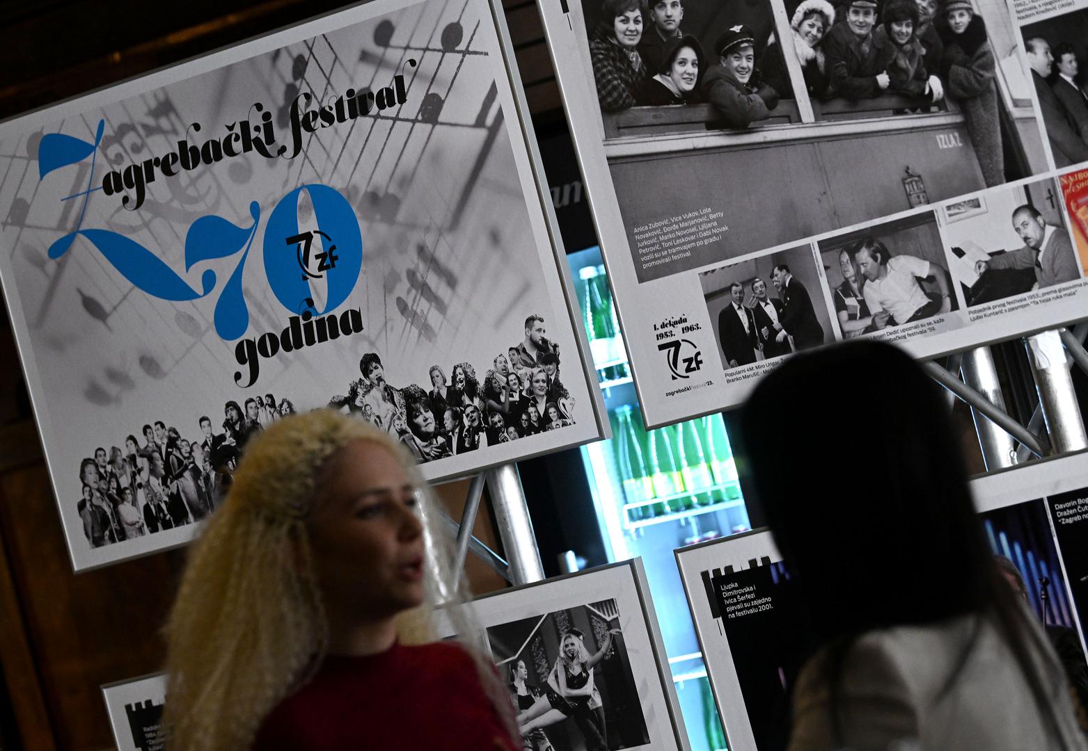 15.03.2023., Zagreb - 70 godina Zagrebackog festivala, promocija monografije i dodjela posebnog priznanja Dragi Diklicu.  Photo: Marko Lukunic/PIXSELL