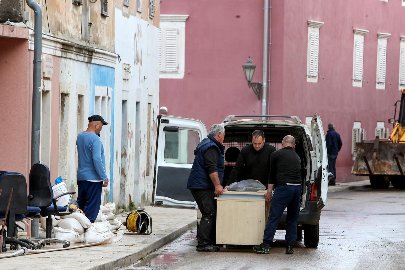 16.05.2023., Obrovac - Posljedice poplave koja je uslijed velike kolicine kise pogodila Obrovac.  Photo: Sime Zelic/PIXSELL