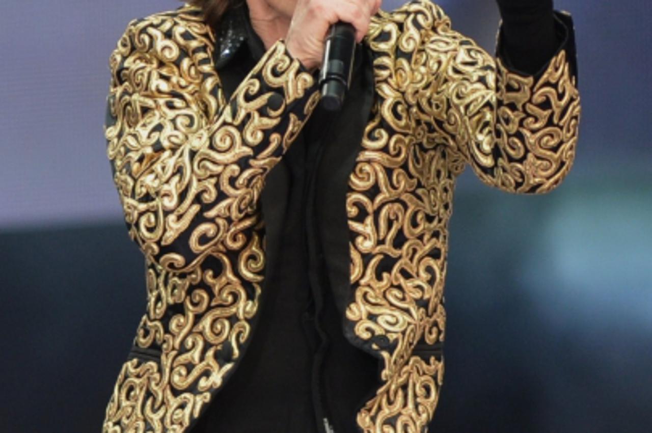 'Mick Jagger from The Rolling Stones performs on stage during Barclaycard British Summer Time in Hyde Park, London.Photo: Press Association/PIXSELL'