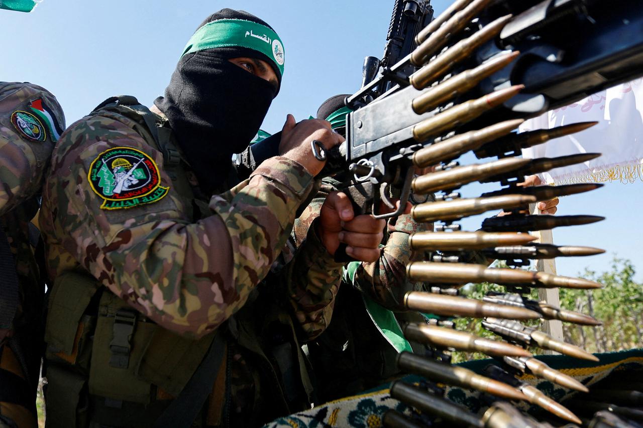 FILE PHOTO: Hamas armed wing holds military parade in Gaza