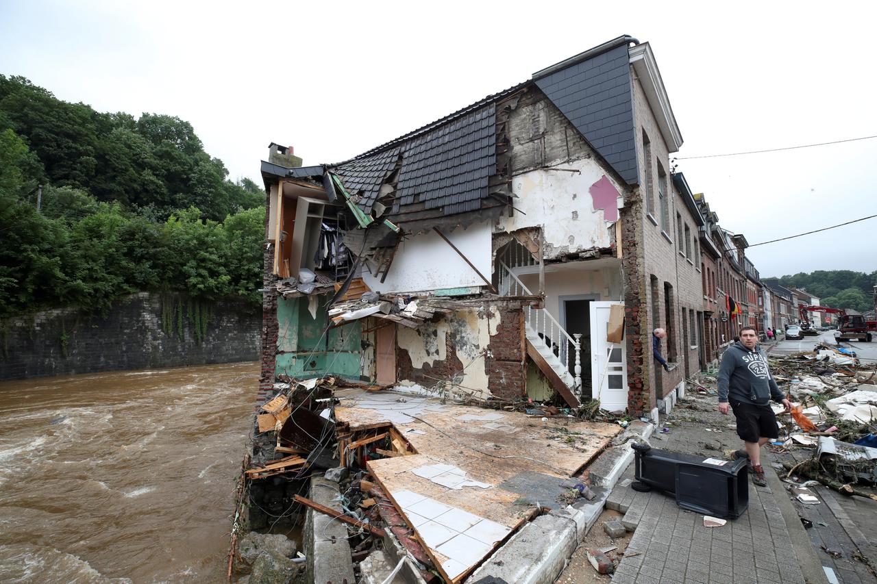 Heavy rainfalls in Verviers