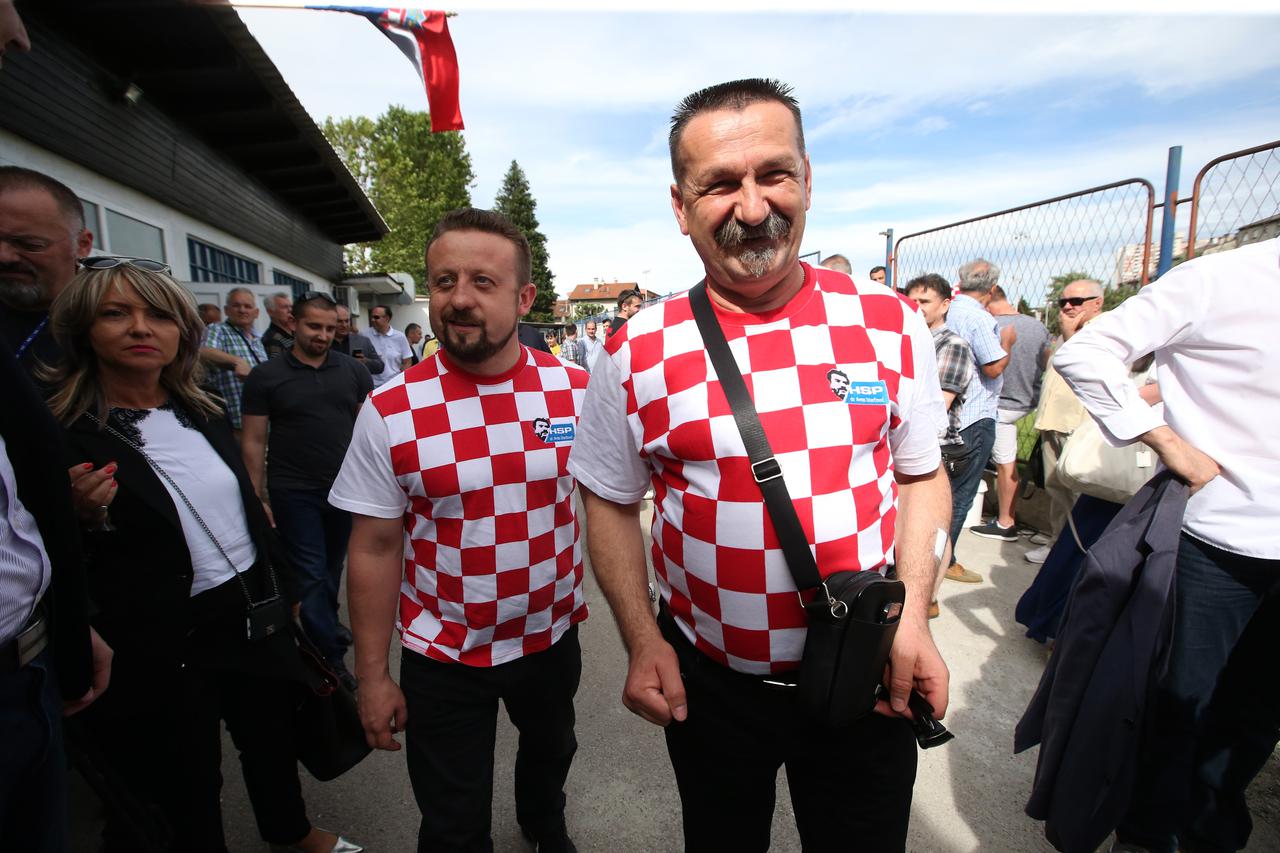 Čelnici stranke Ivan Tepeš i Pero Ćorić