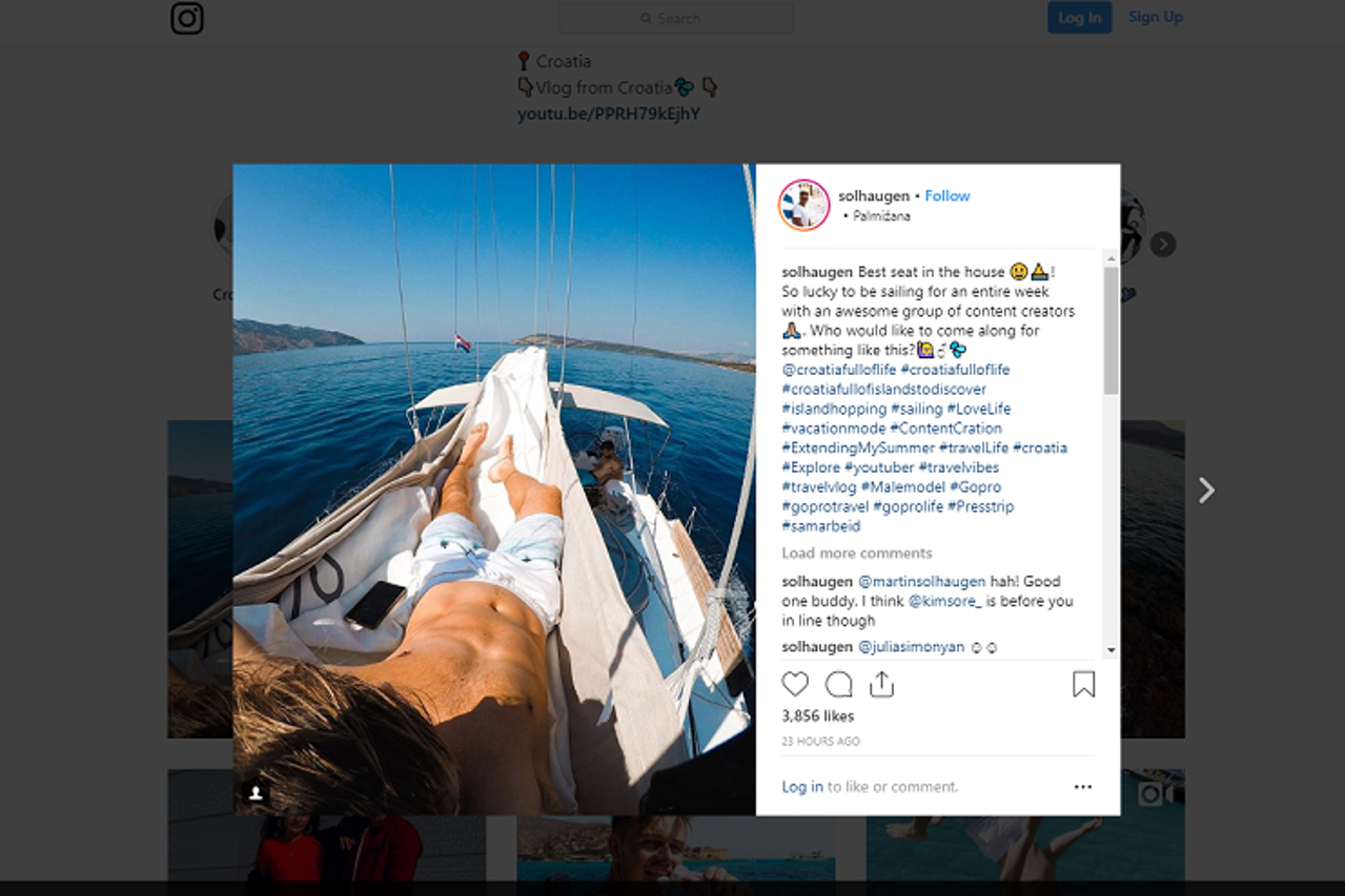 18 svjetskih influensera i blogera plove i otkrivaju hrvatske otoke