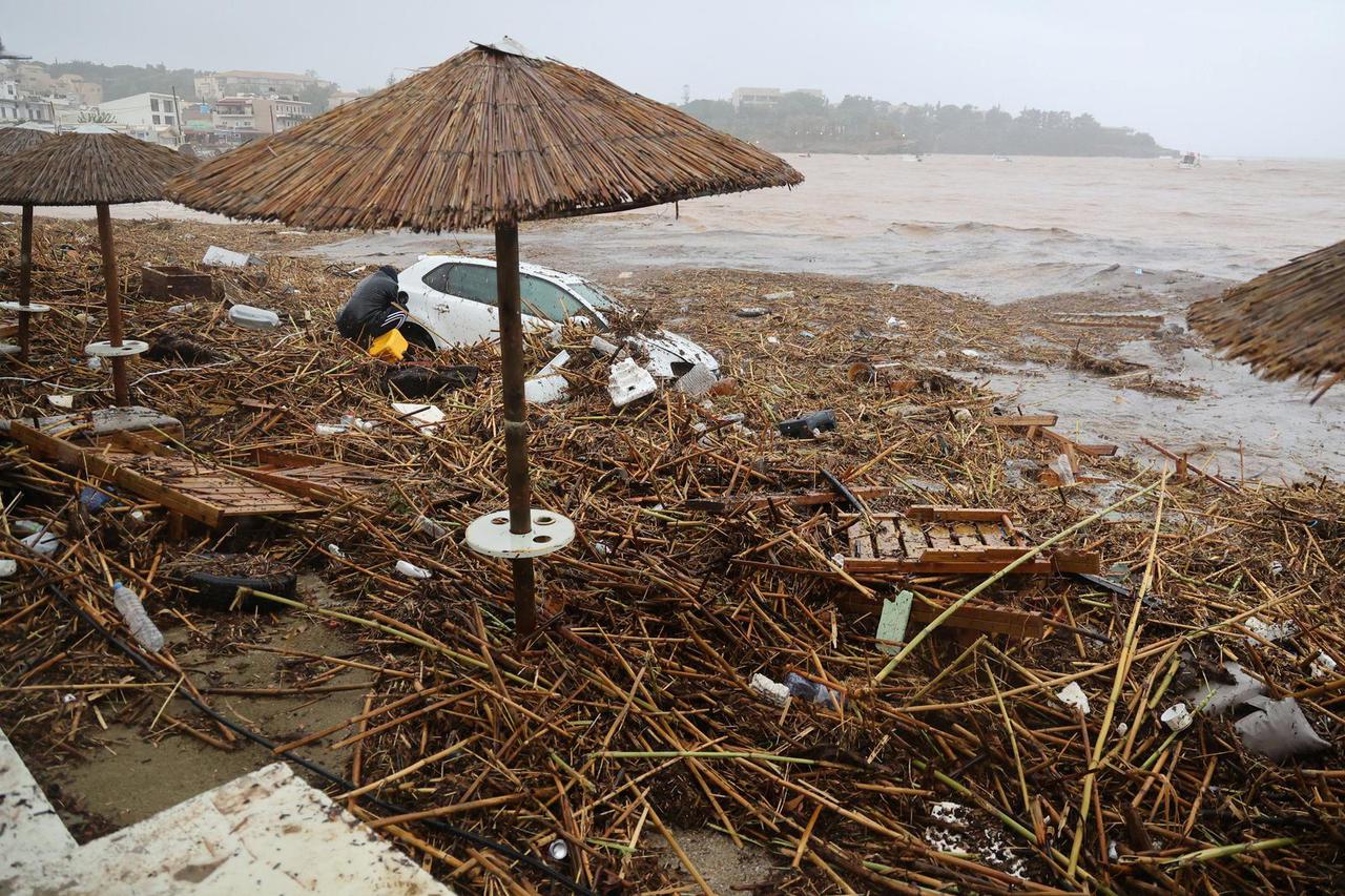 Floods on the island of Crete
