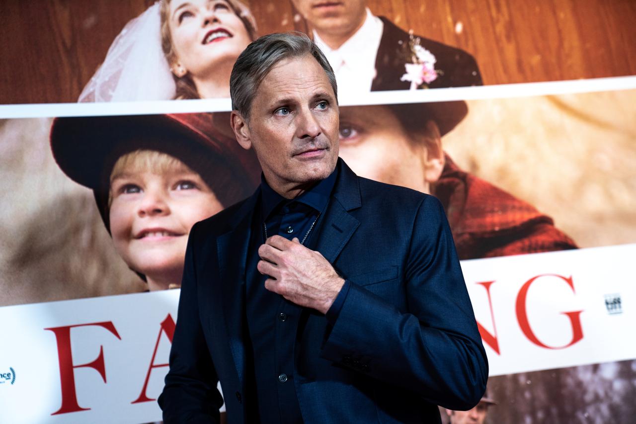 Viggo Mortensen poses prior "Falling" premiere in Copenhagen
