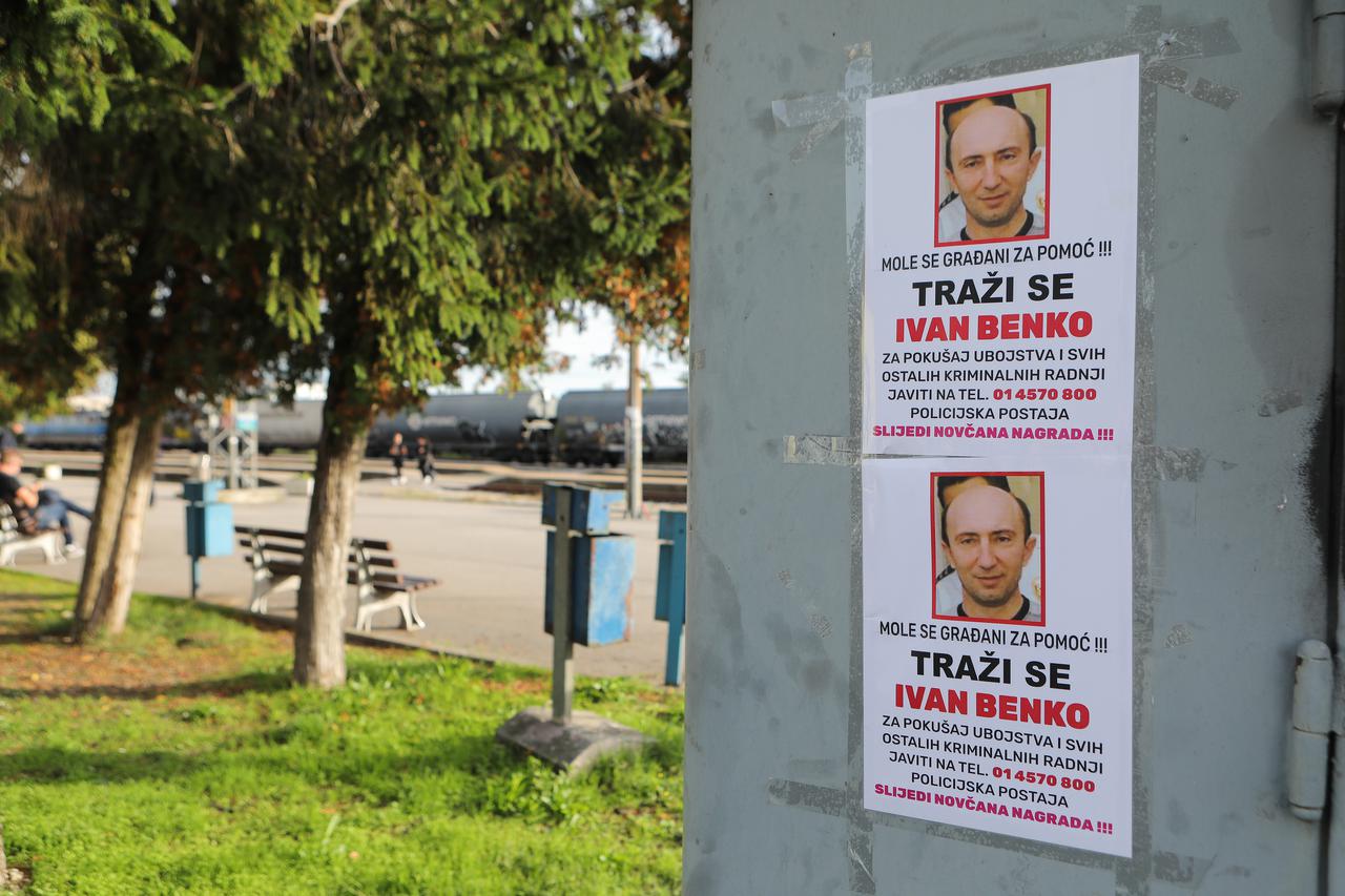Zagreb: Plakat s likom muškarca koji je jutros pucao po Sesvetama