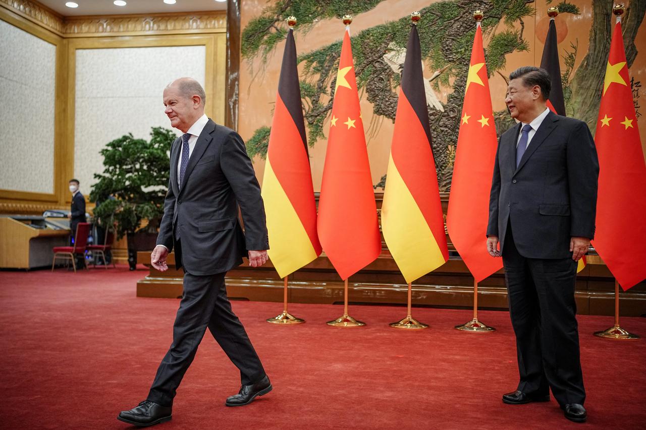 German Chancellor Scholz visits China