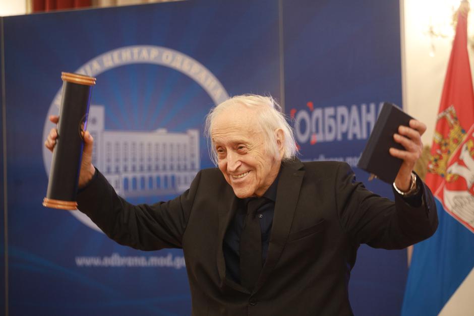 Beograd: Đorđu Kadijeviću uručena nagrada za životno djelo "Dositej Obradović"