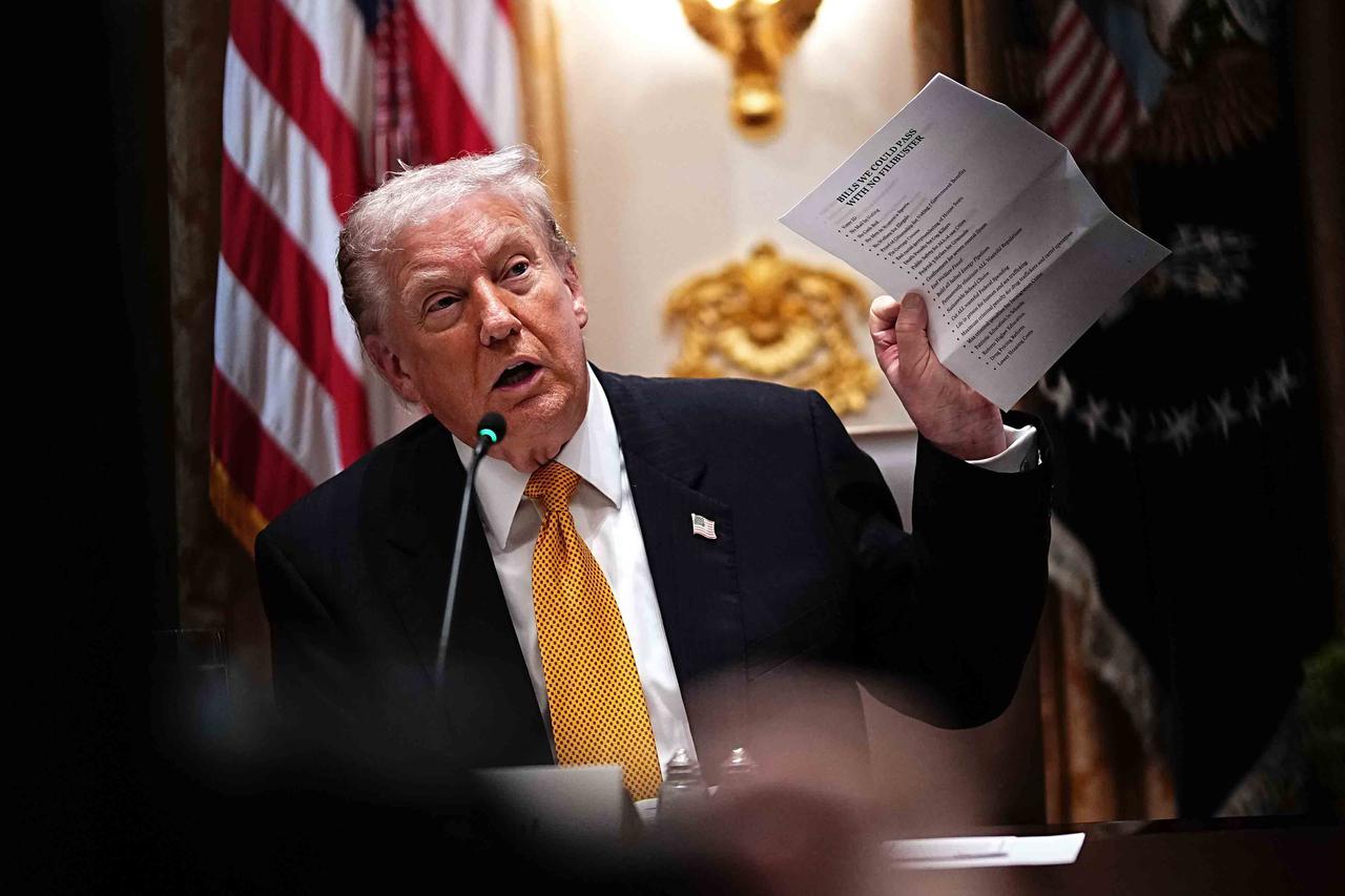 Le président des États-Unis Donald J. Trump reçoit Victor Orban, Premier ministre hongrois Viktor Orban pour un déjeuner bilatéral à Washington