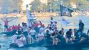 FOTO Nevjerojatna završnica Maratona lađa! Dvije posade rame uz rame ušle u cilj