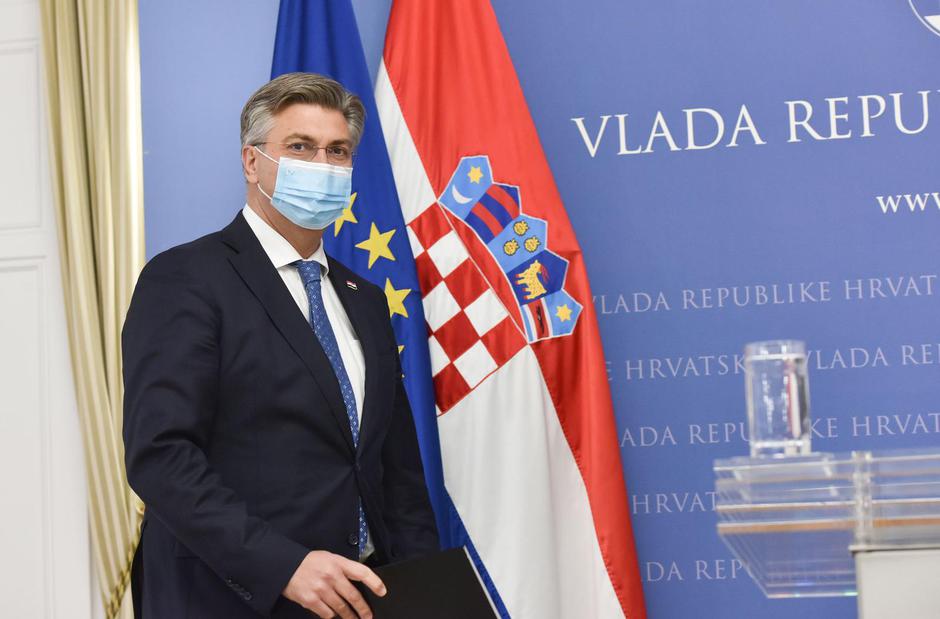Zagreb: Predsjednik Vlade dao je izjavu za medije nakon sastanka vladajuće koalicije