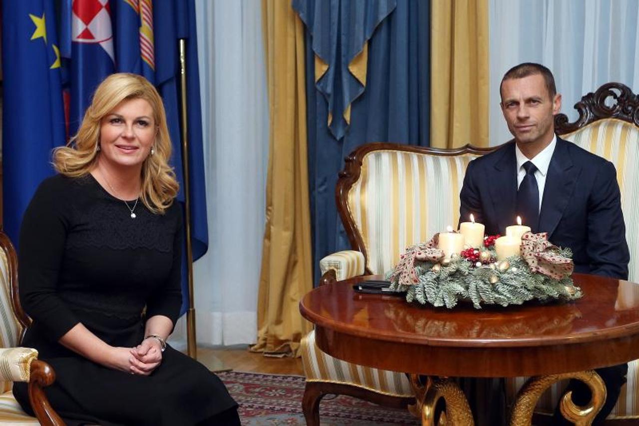 Kolinda Grabar-Kitarović i Aleksandar Čeferin