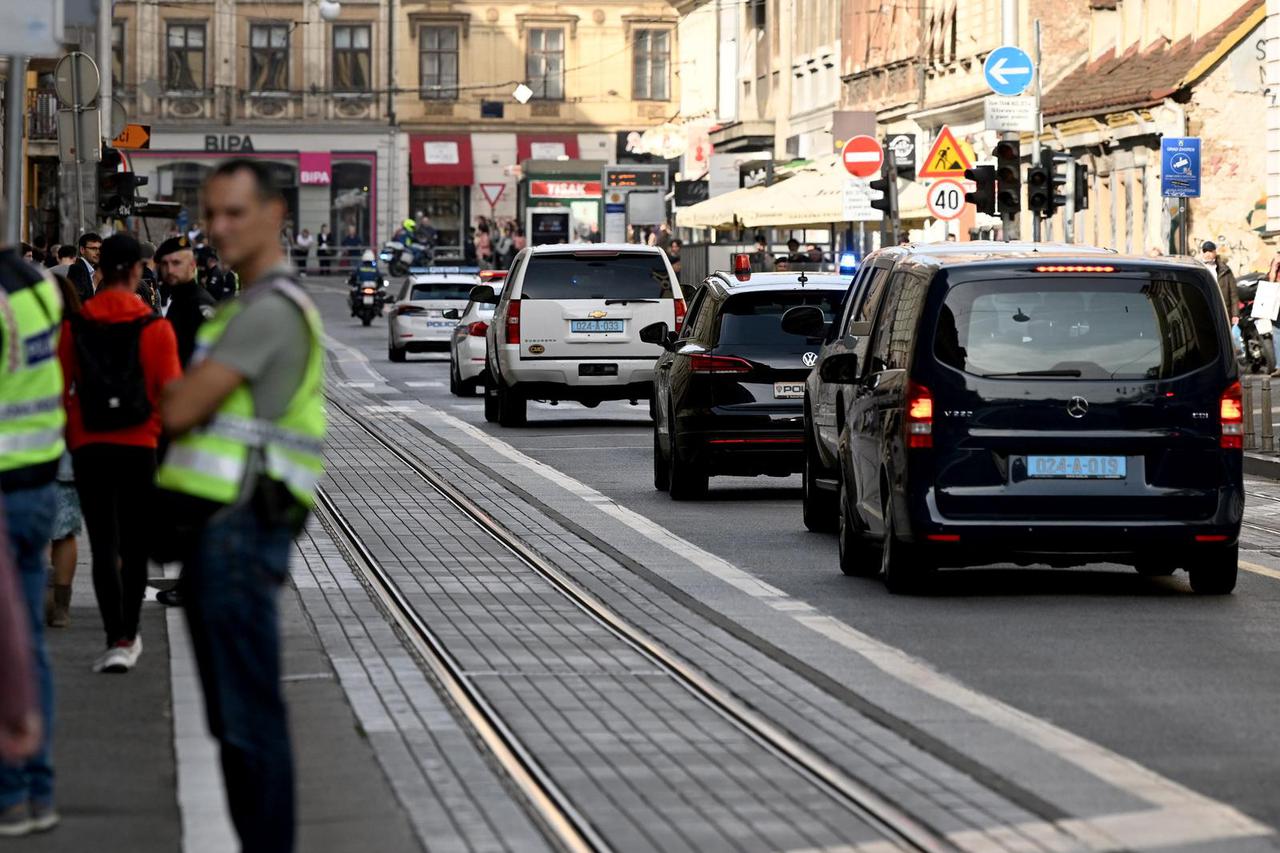 Zagreb: Blokirane Frankopanska i Savska zbog povratka delegacije Gruzije u hotel