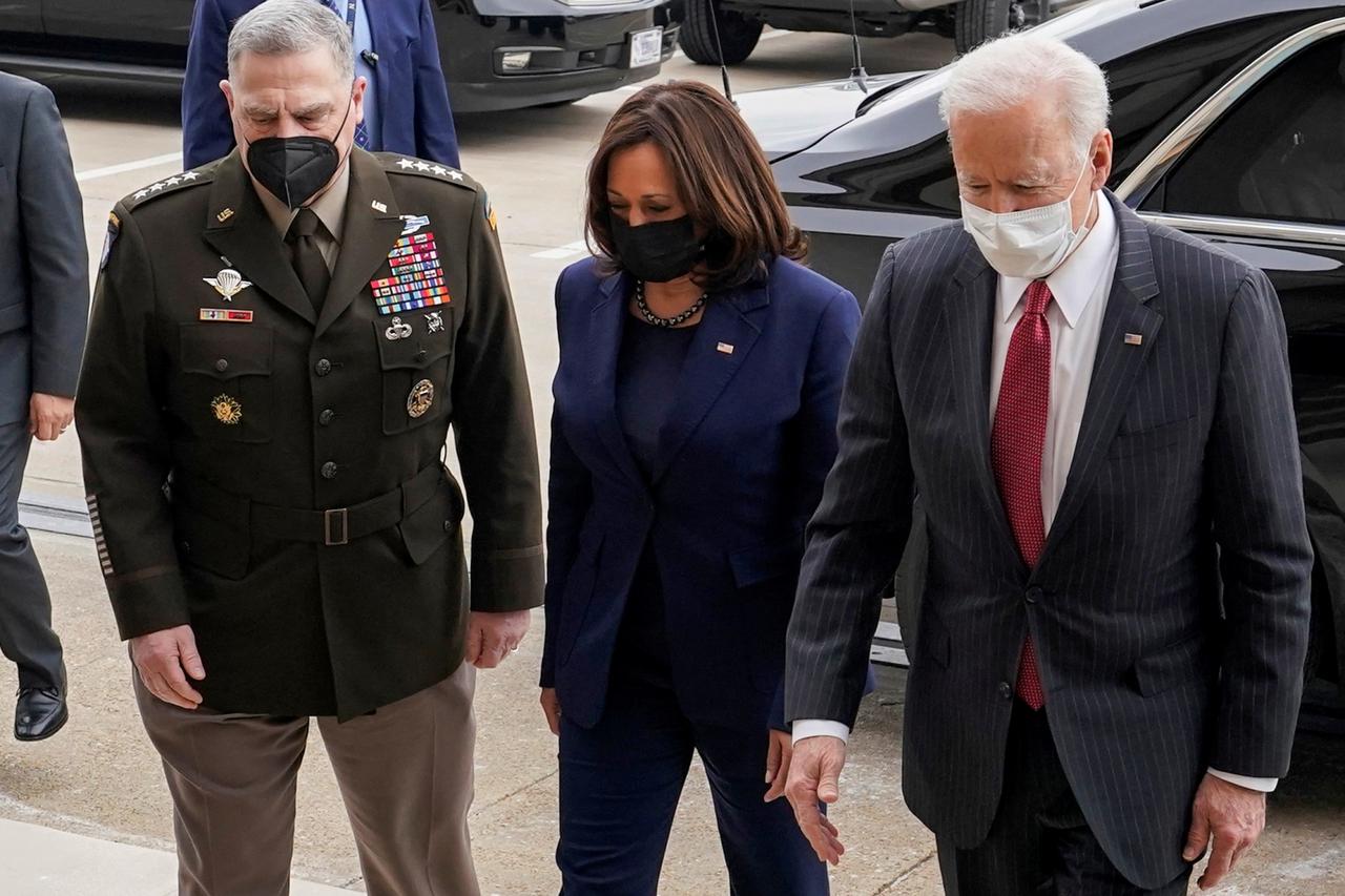 U.S. President Biden visits the Pentagon