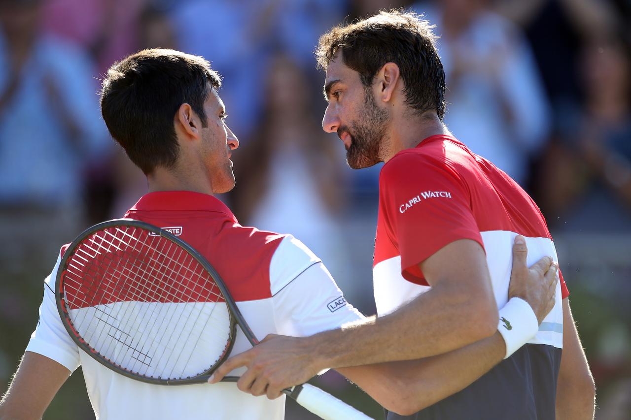 Marin Čilić i Novak Đoković