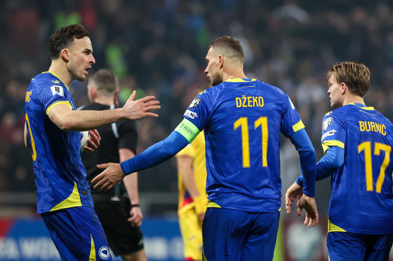 Tuzla: Susret Bosne i Hercegovine i Rumunjske u kvalifikacijama za FIFA Svjetsko prvenstvo