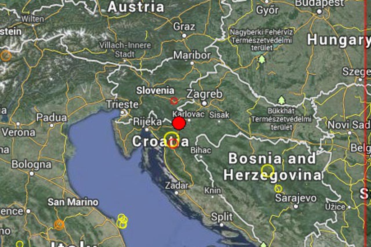 potres karlovac