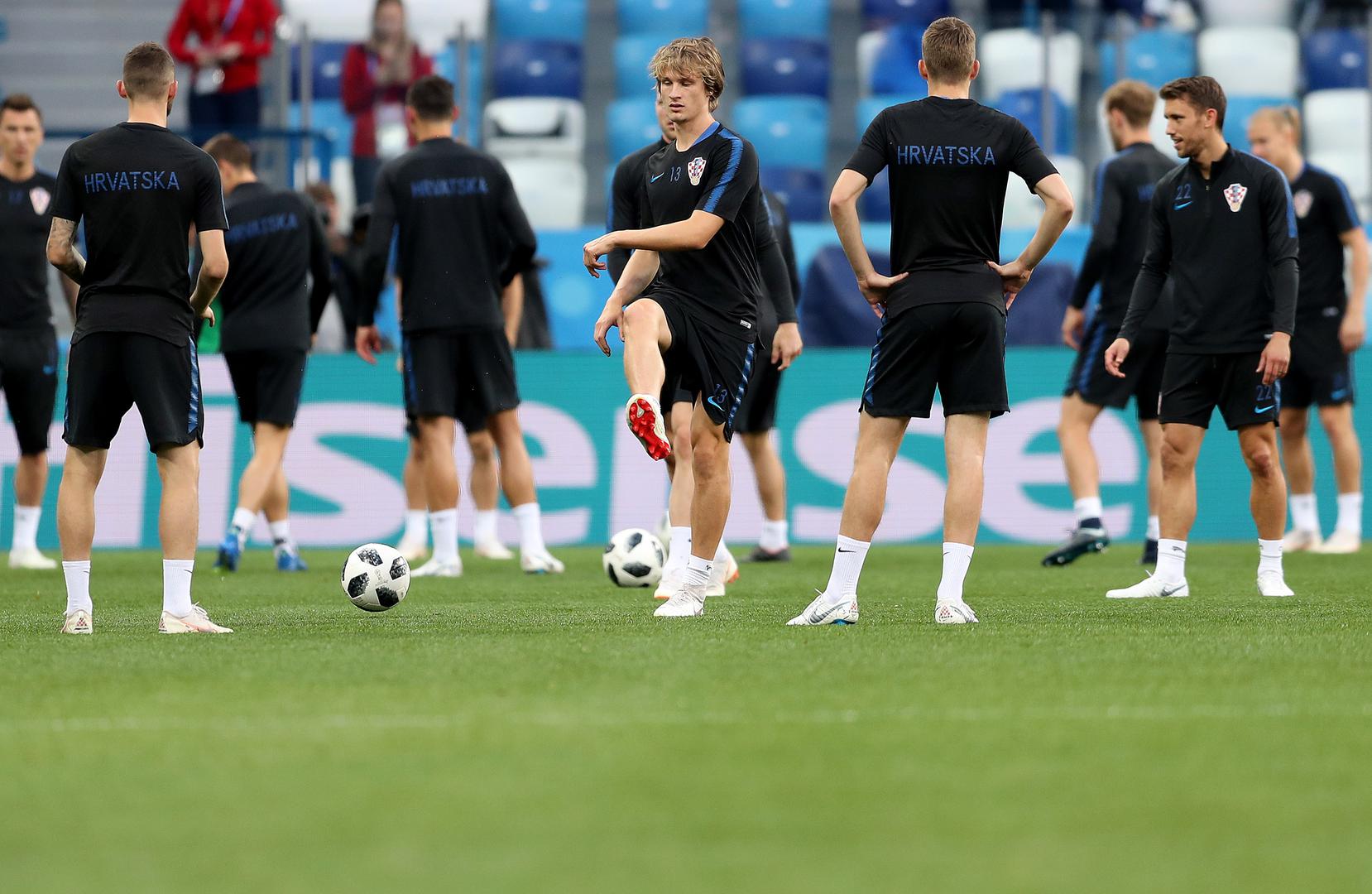 Na treningu su igrali "stari" protiv "mladih" koji su na kraju slavili