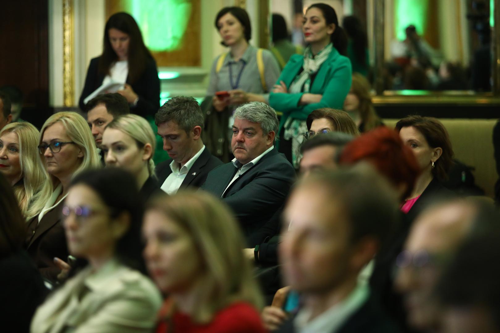 26.04.2022.Zagreb-Konferencija Vecernjeg lista i Drzave Izrael "Hrvatska kakvu trebamo- zelenim razvojem protiv klimatske krize"  David Matthew Smith.Photo: Boris Scitar/Vecernji list/PIXSELL Photo: Boris Scitar/Vecernji list/PIXSELL
