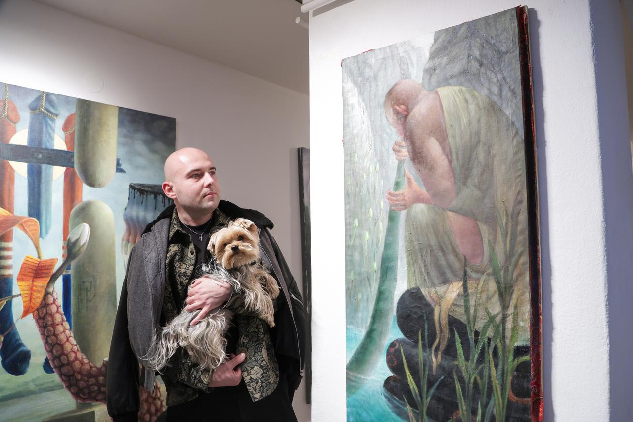 Zagreb: Otvorenje izložbe slovenskog umjetnika Marka Jakšea